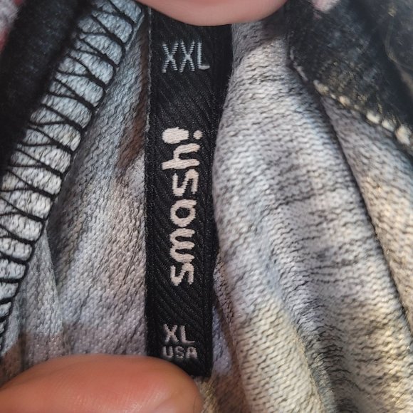 Smash! Asian Bird Floral Print Jersey Balloon Sleeve Sweatshirt Sweater - Picture 9 of 9